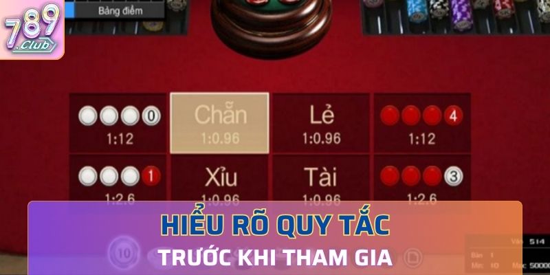 Hiểu rõ quy tắc chơi trước khi tham gia xóc đĩa trực tuyến